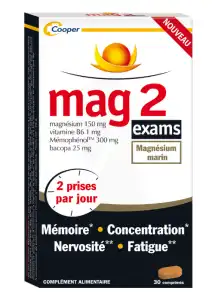 Mag 2 Exams Comprimés B/30 à POISY