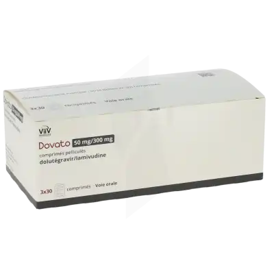 Dovato 50 Mg/300 Mg Cpr Pell Plq/90 (3x30) à Nice