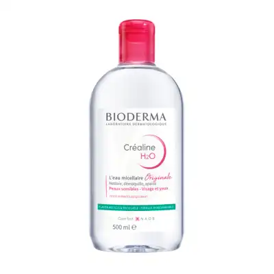 Bioderma Créaline H2o Eau Micellaire Nettoyante Démaquillante Visage & Yeux 500ml à CHENÔVE