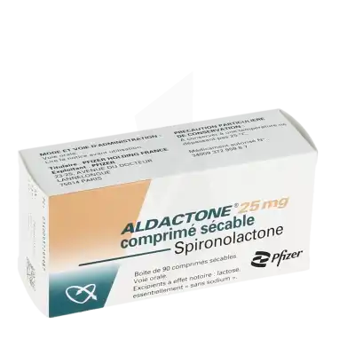 Aldactone 25 Mg, Comprimé Sécable à CHENÔVE