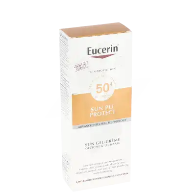 Eucerin Sun Leb Protect Spf50 Crème Gel Corps 150ml à Lacanau