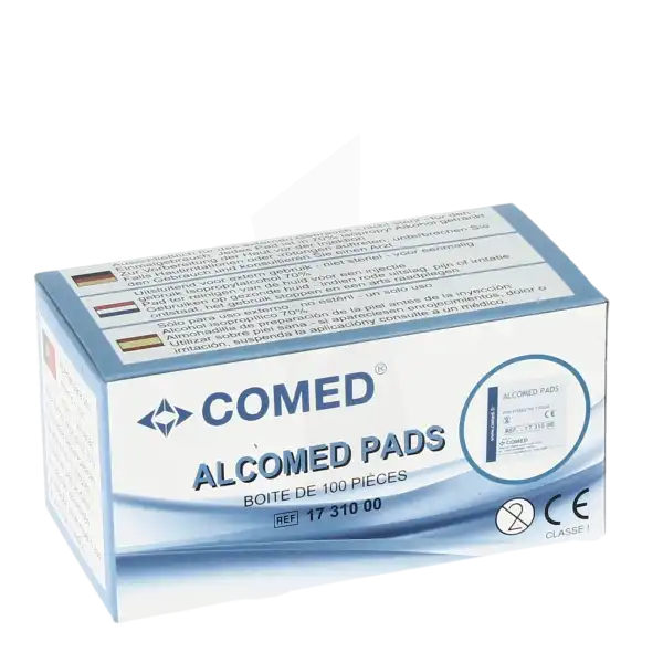 Comed Tampons Imprégnés D'alcool 70 %