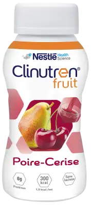 Clinutren Fruit Nutriment Poire Cerise 4 Bouteilles/200ml à Mérignac