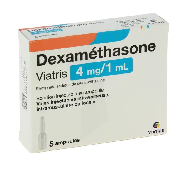 Dexamethasone Viatris 4 Mg/1 Ml, Solution Injectable En Ampoule