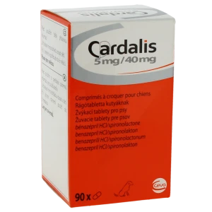 Cardalis 5 Mg/ 40 Mg Comprimes A Croquer Pour Chiens, Comprimé