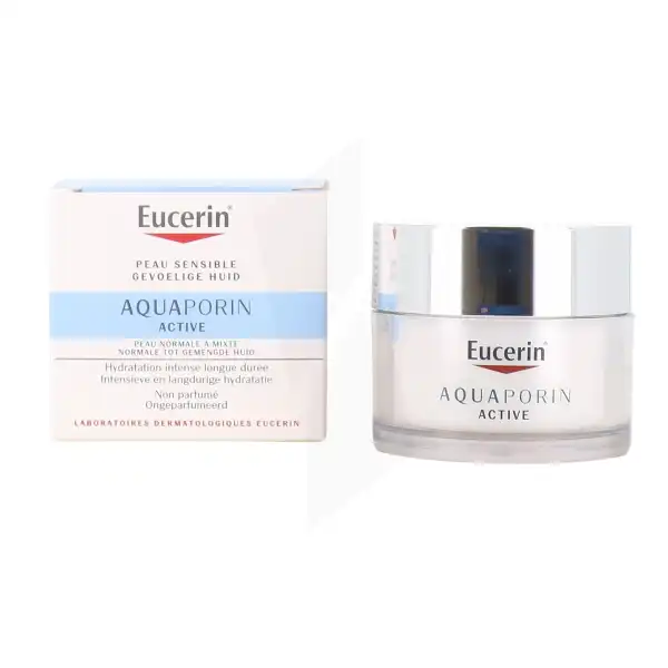 Eucerin Aquaporin Active Emulsion Soin Hydratant Peau Normale à Mixte Pot/50ml