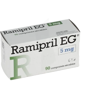 Ramipril Eg 5 Mg, Comprimé Sécable