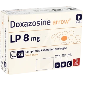 Doxazosine Arrow Lp 8 Mg, Comprimé à Libération Prolongée
