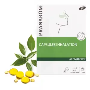 Pranarôm Aromaforce Caps Inhalation Bio B/15 Mono-doses à Entrelacs