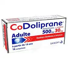 CODOLIPRANE 500 mg/30 mg, comprimé