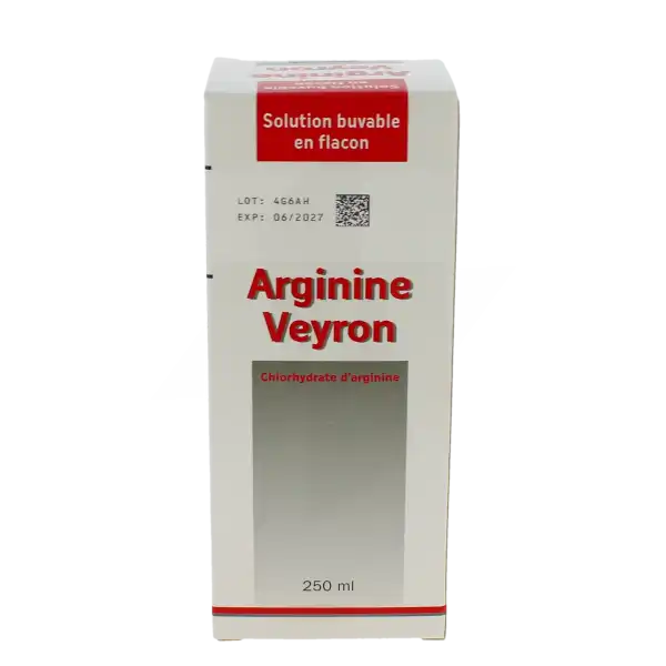 Arginine Veyron, Solution Buvable En Flacon