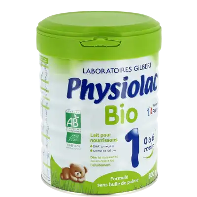 Physiolac Bio 1 Lait En Poudre B/800g à Gourbeyre