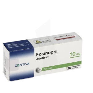 Fosinopril Zentiva 10 Mg, Comprimé Sécable