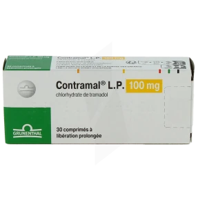 Contramal Lp 100 Mg, Comprimé à Libération Prolongée