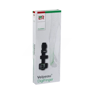 Lohmann & Rauscher Digifinger Classic Attelle Poignet-doigt Noir/vert Taille 1