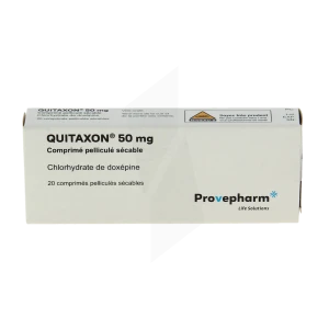 Quitaxon 50 Mg, Comprimé Pelliculé Sécable