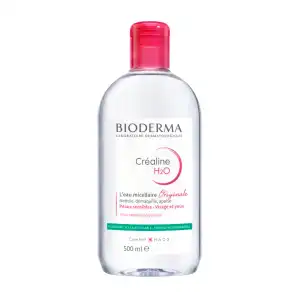 Acheter Bioderma Créaline H2O eau micellaire nettoyante démaquillante visage & yeux 500ml à Angers