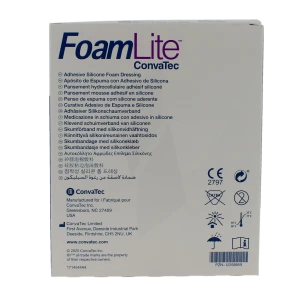 Foam Lite Convatec Pansement Hydrocellulaire Adhésif Stérile 10x10cm B/10
