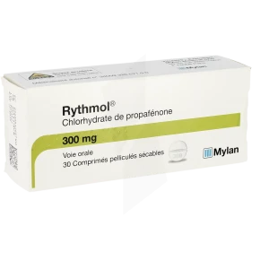 Rythmol 300 Mg, Comprimé Pelliculé Sécable