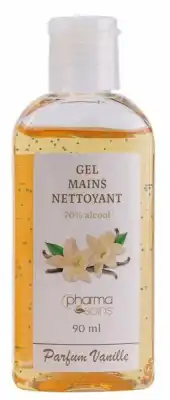 Pharmasoins Gel Mains Nettoyant Vanille Fl/90ml
