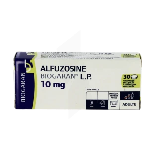 Alfuzosine Biogaran L.p. 10 Mg, Comprimé Pelliculé à Libération Prolongée