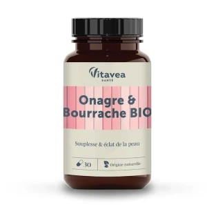 Vitavea Les Essentiels Onagre Bourrache Bio Gélules Pot/30