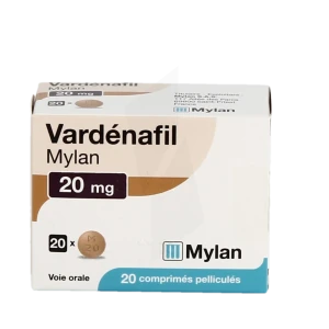 Vardenafil Viatris 20 Mg, Comprimé Pelliculé