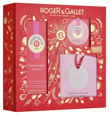 Roger & Gallet Gingembre Rouge Coffret Rituel Parfumé à QUINCY-SOUS-SÉNART