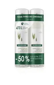 Acheter Klorane Lait d'Avoine Shampooings Sec duo spray 2 x 150ml à BU