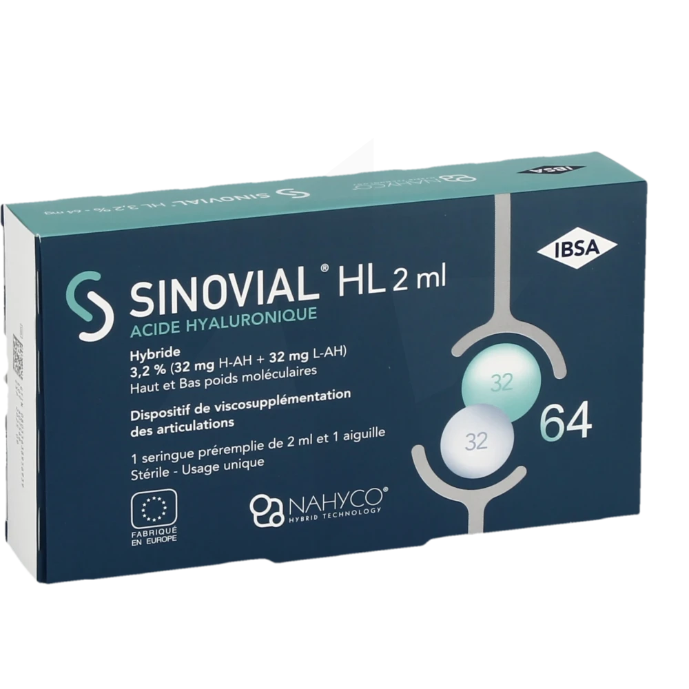 Sinovial Hl Solution Injectable 3,2 % Seringue/2ml