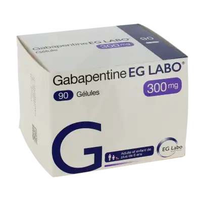 Gabapentine Eg Labo 300 Mg, Gélule à Abbeville