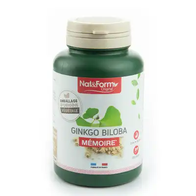 Nat&form Naturellement Ginkgo Biloba 200 Gélules à CHAMPAGNOLE
