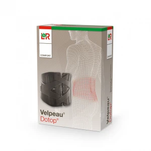 Velpeau Comfort Dotop Ceinture Lombaire Taupe Taille 4 Hauteur 28cm
