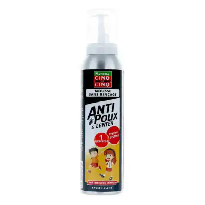 Cinq Sur Cinq Natura Mousse Anti-poux Lentes 150ml à ESSEY LES NANCY
