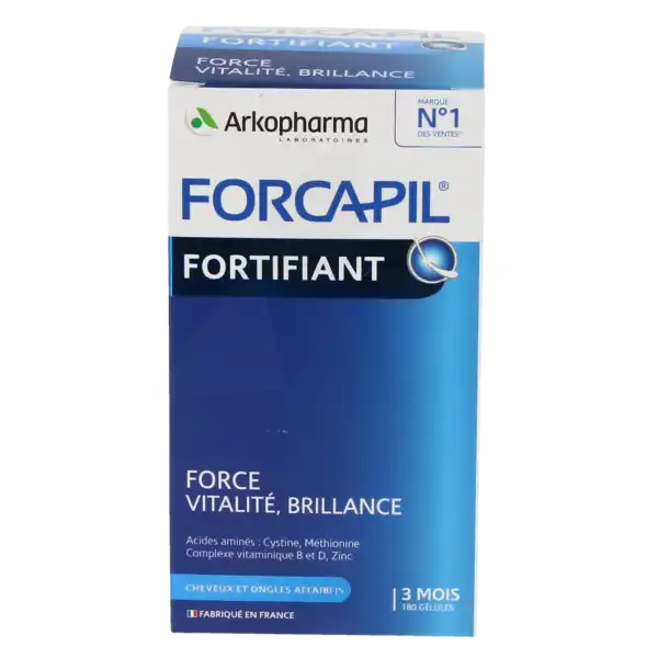 Forcapil Gélules Croissance Vitalité Cheveux Ongles B/180