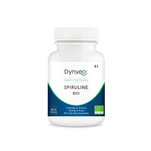 Dynveo Spiruline Bio Française 90 Comprimés De 500mg Titrage > 25% Phycocyanine