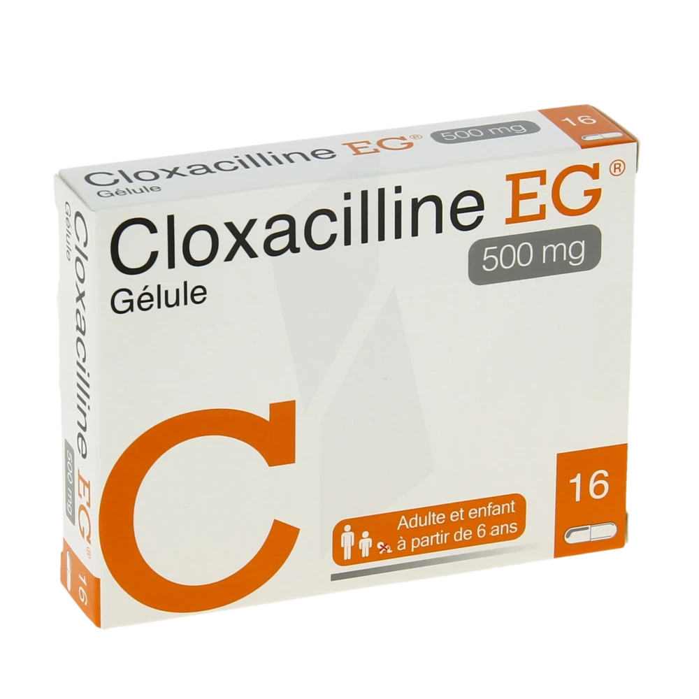 Cloxacilline Eg 500 Mg, Gélule