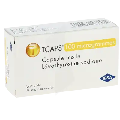 Tcaps 100 Microgrammes, Capsule Molle à Paris