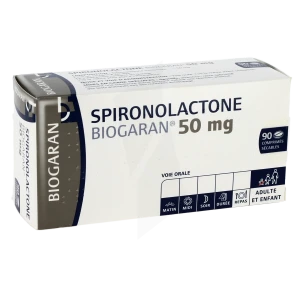 Spironolactone Biogaran 50 Mg, Comprimé Sécable