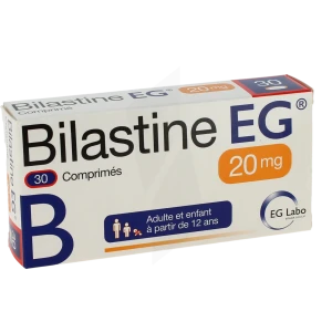 Bilastine Eg 20 Mg, Comprimé