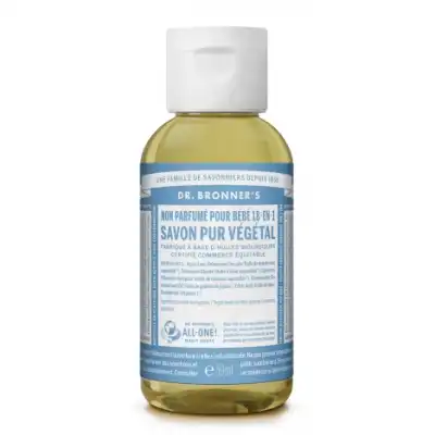 Dr Bronner's Savon Liquide Non ParfumÉ Pour Bebe 59 Ml à Lacanau