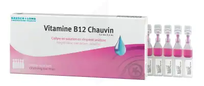 Vitamine B12 Chauvin 0,2 Mg/0,4 Ml, Collyre En Solution En Récipient Unidose à BARCARÈS (LE)