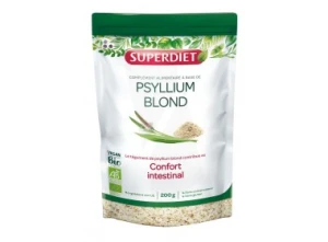 Superdiet Psyllium Blond Bio Tégument Pot/200g