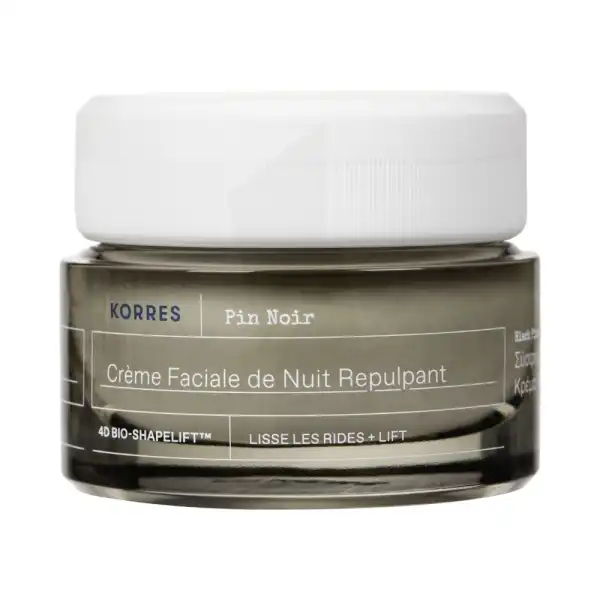 Korres Pin Noir Crème Nuit Rebond Repulpante 40ml