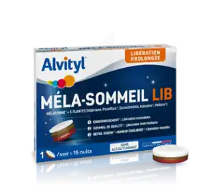 Alvityl Mela-sommeil Lib Comprimés B/15 à Hourtin