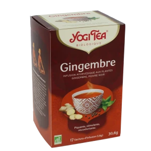 Yogi Tea Tisane Ayurvédique Gingembre Bio 17 Sachets/1,8g