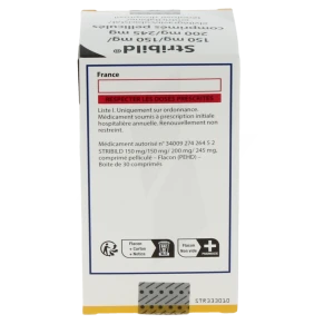 Stribild 150 Mg/150 Mg/200 Mg/245 Mg, Comprimé Pelliculé