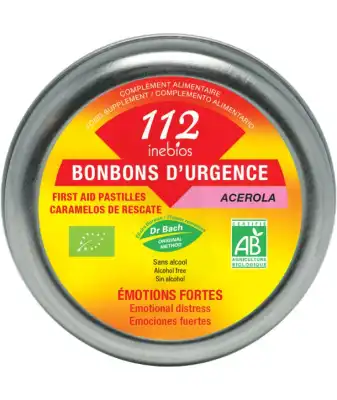 Inebios 112 Bonbons D'urgence - Acérola à COLLONGES-SOUS-SALEVE