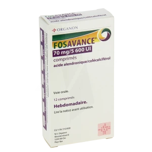 Fosavance 70 Mg/5600 Ui, Comprimé