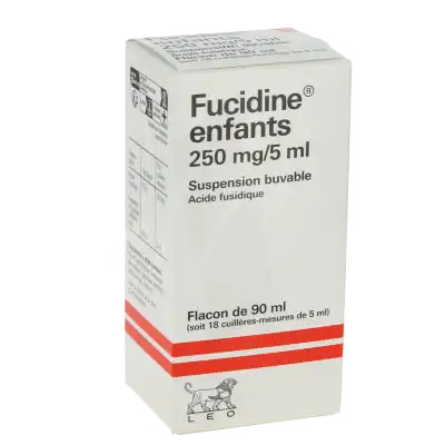 Fucidine Enfants 250 Mg/5 Ml, Suspension Buvable En Flacon à TOULOUSE